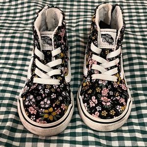 kids floral vans